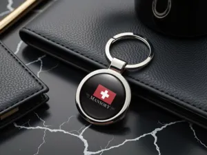 Mansory Schlüsselanhänger Damen Minimal Edelstahl